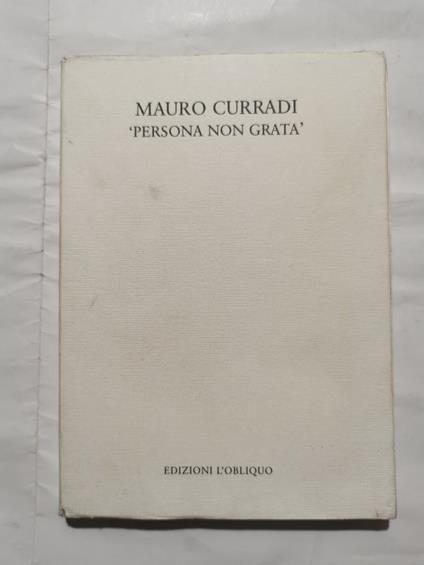  Persona non grata  - Mauro Curradi - copertina