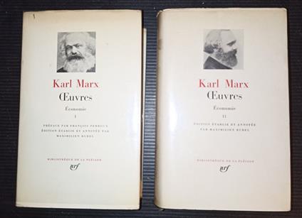 Oeuvres Économie - 2 voll - Karl Marx - copertina