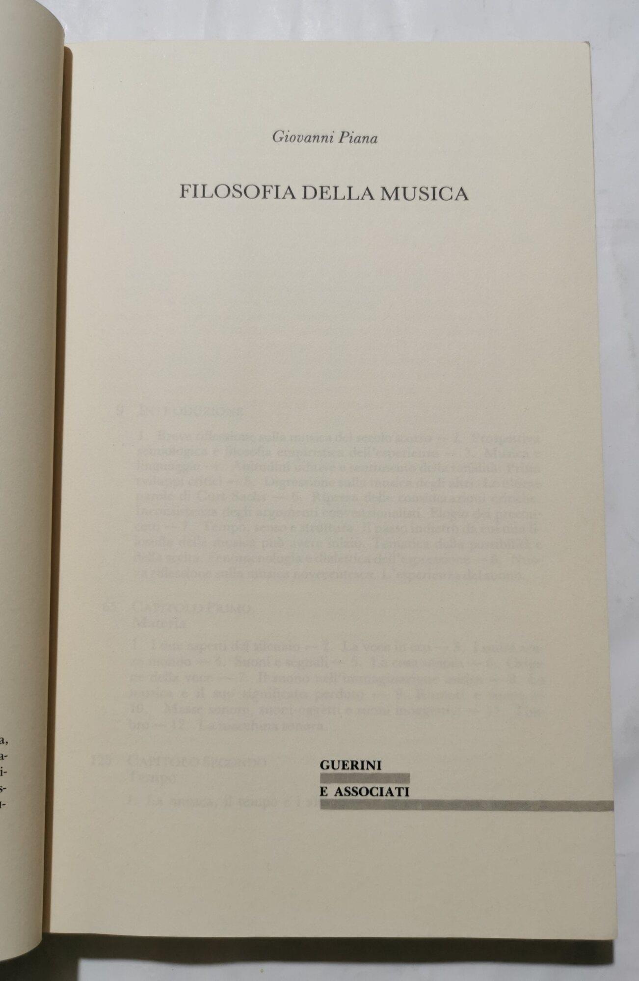Filosofia della musica