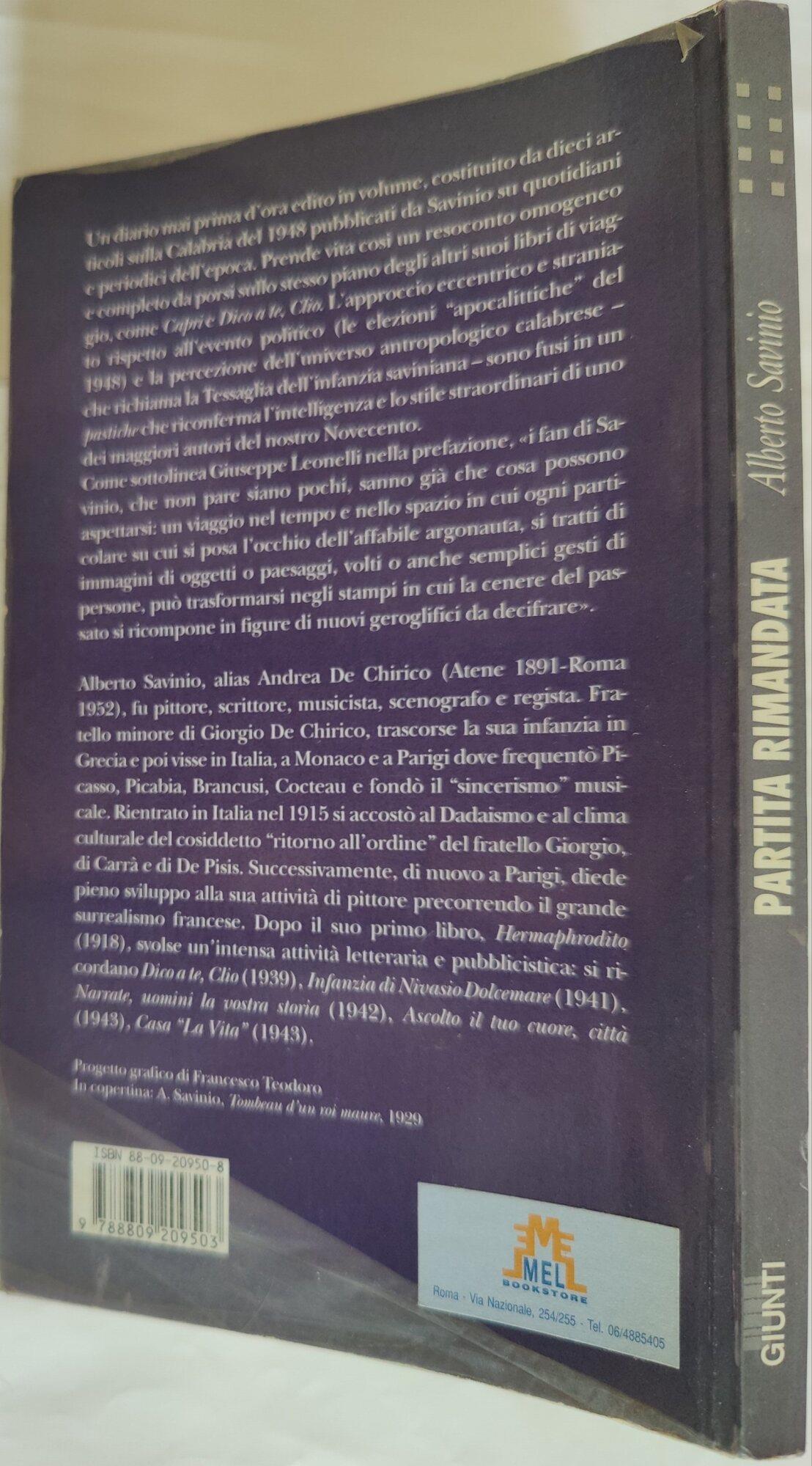 Partita rimandata - Diario calabrese (1948)