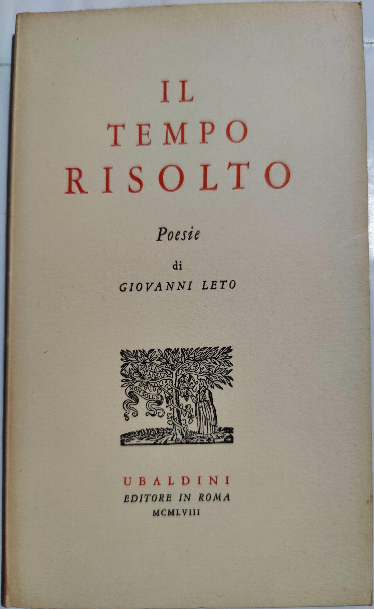 Il tempo risolto