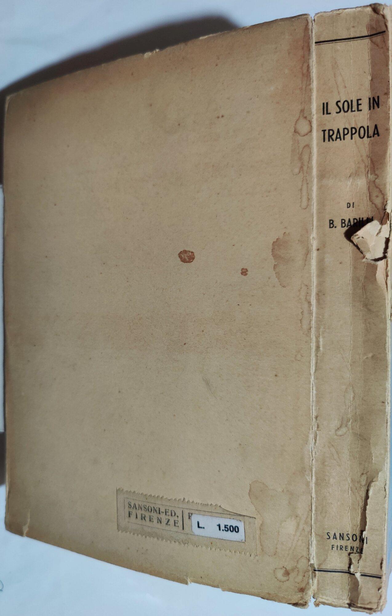Il sole in trappola - Diario del periplo d'Africa ( 1931 )