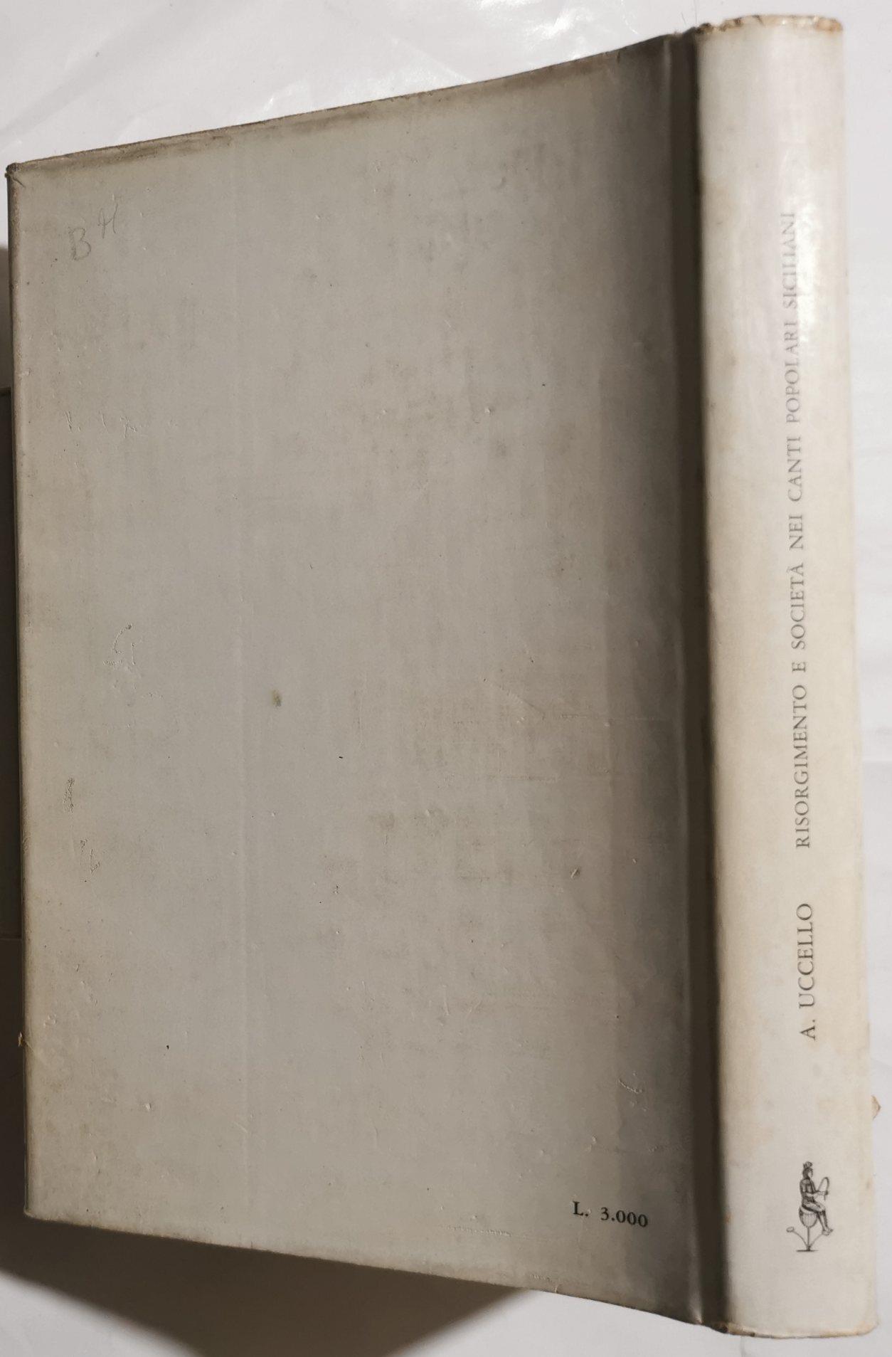 Risorgimento e società nei canti popolari siciliani