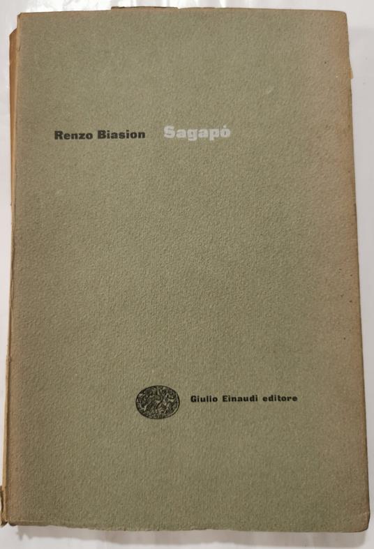 Sagapò - Renzo Biason - copertina