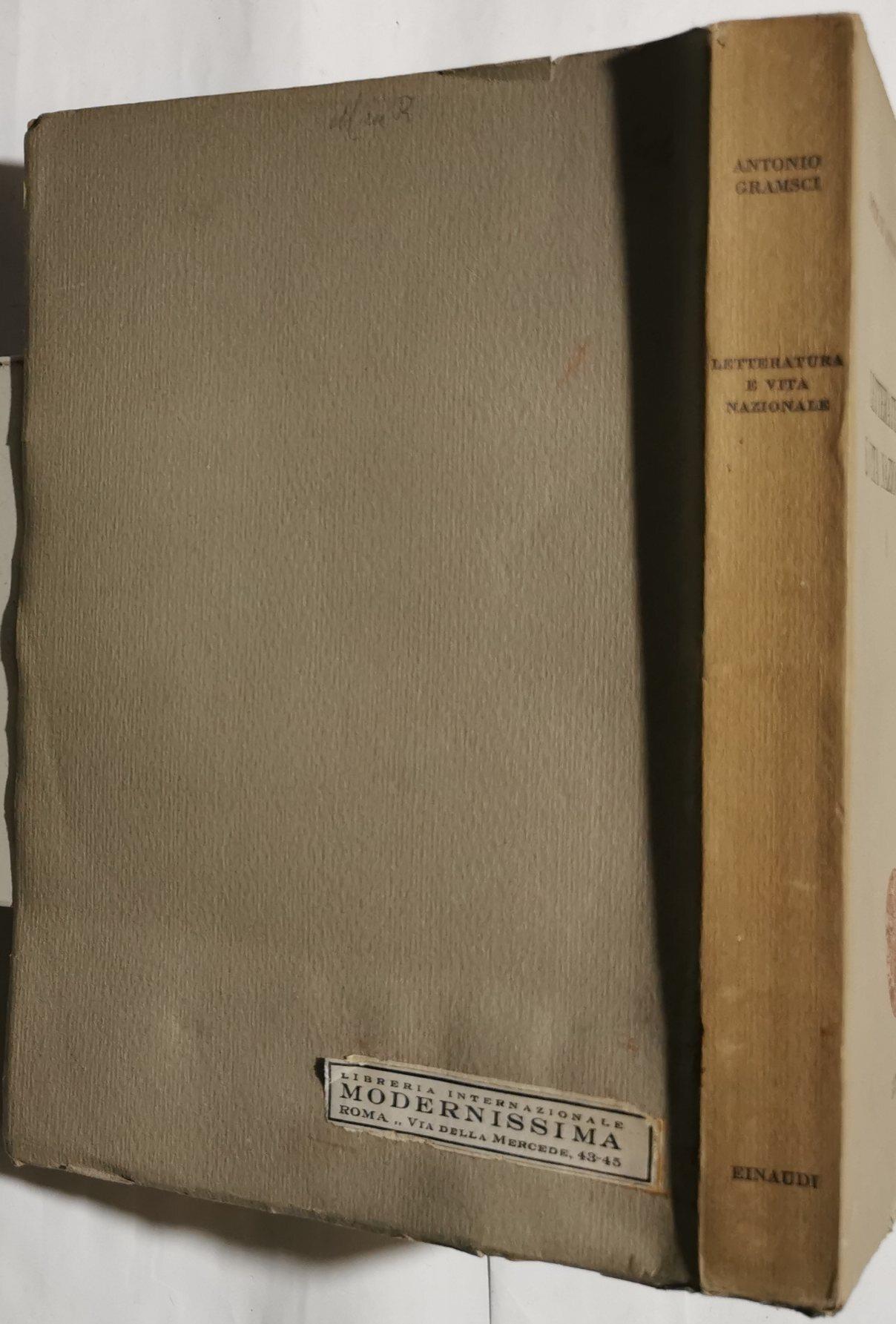 Letteratura e vita nazionale