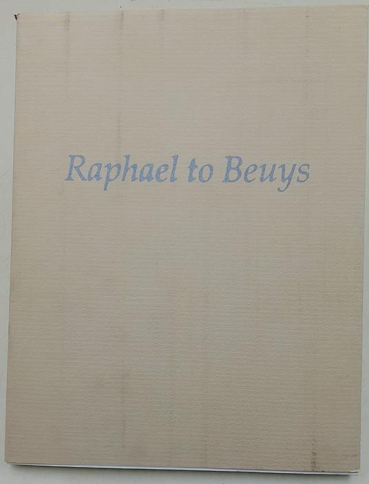 Raphael to Beuys - copertina