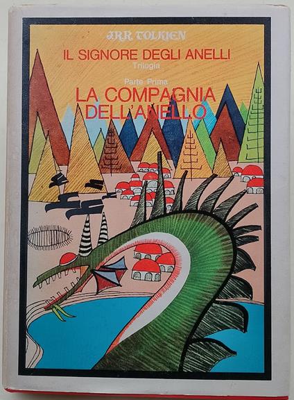 La compagnia dell'anello- Prima parte della trilogia - Il signore degli Anelli - copertina