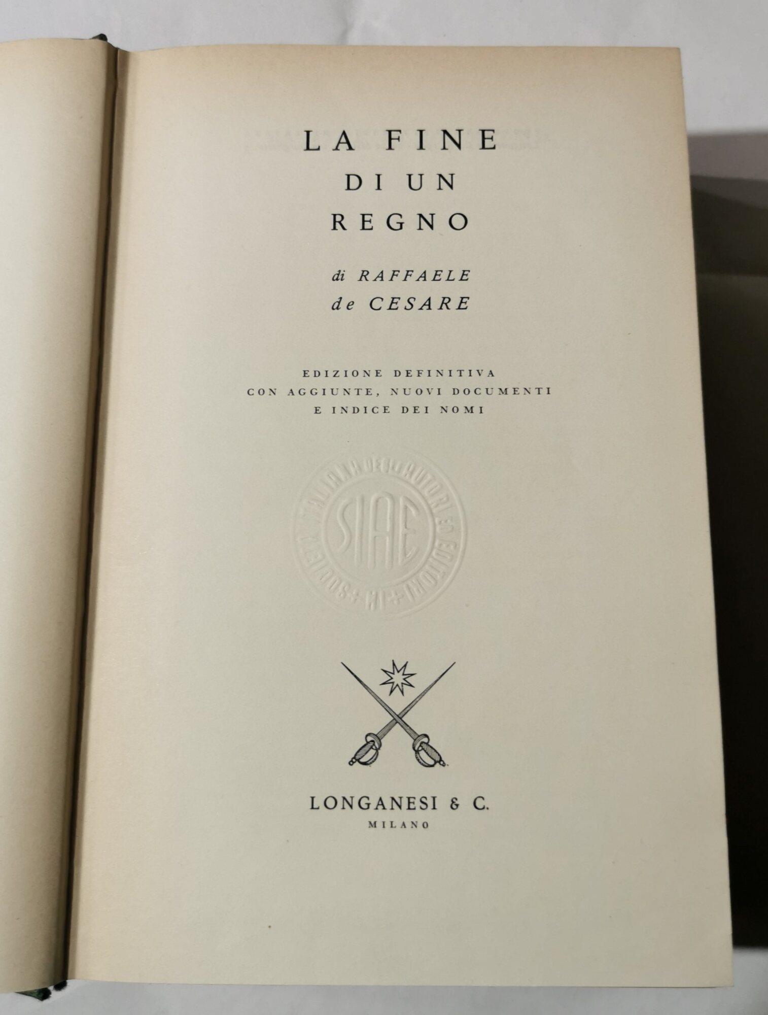 La fine di un regno