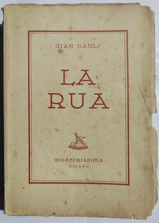 La rua - Gian Dauli - copertina