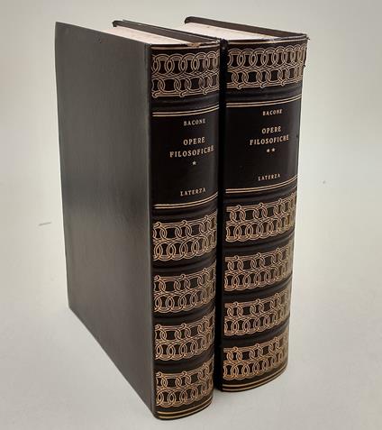 Opere filosofiche-2 voll - Francesco Bacone - copertina