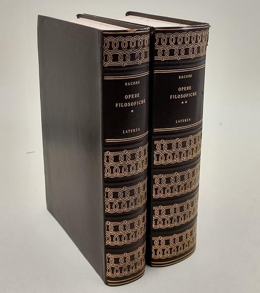 Opere filosofiche-2 voll - Francesco Bacone - copertina