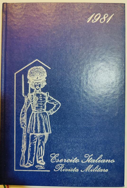 Agenda 1981 - Esercito Italiano - Rivista Militare - copertina