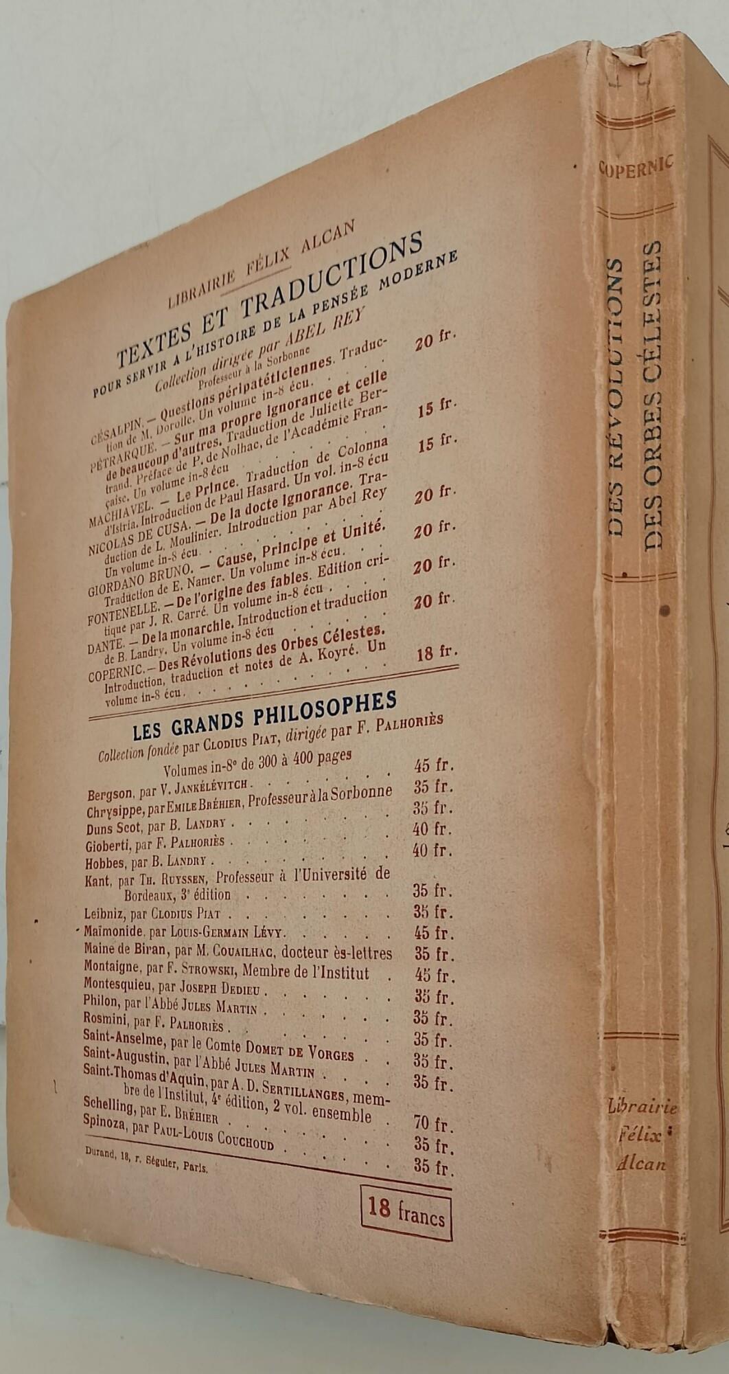 Des revolutions des orbes celestes