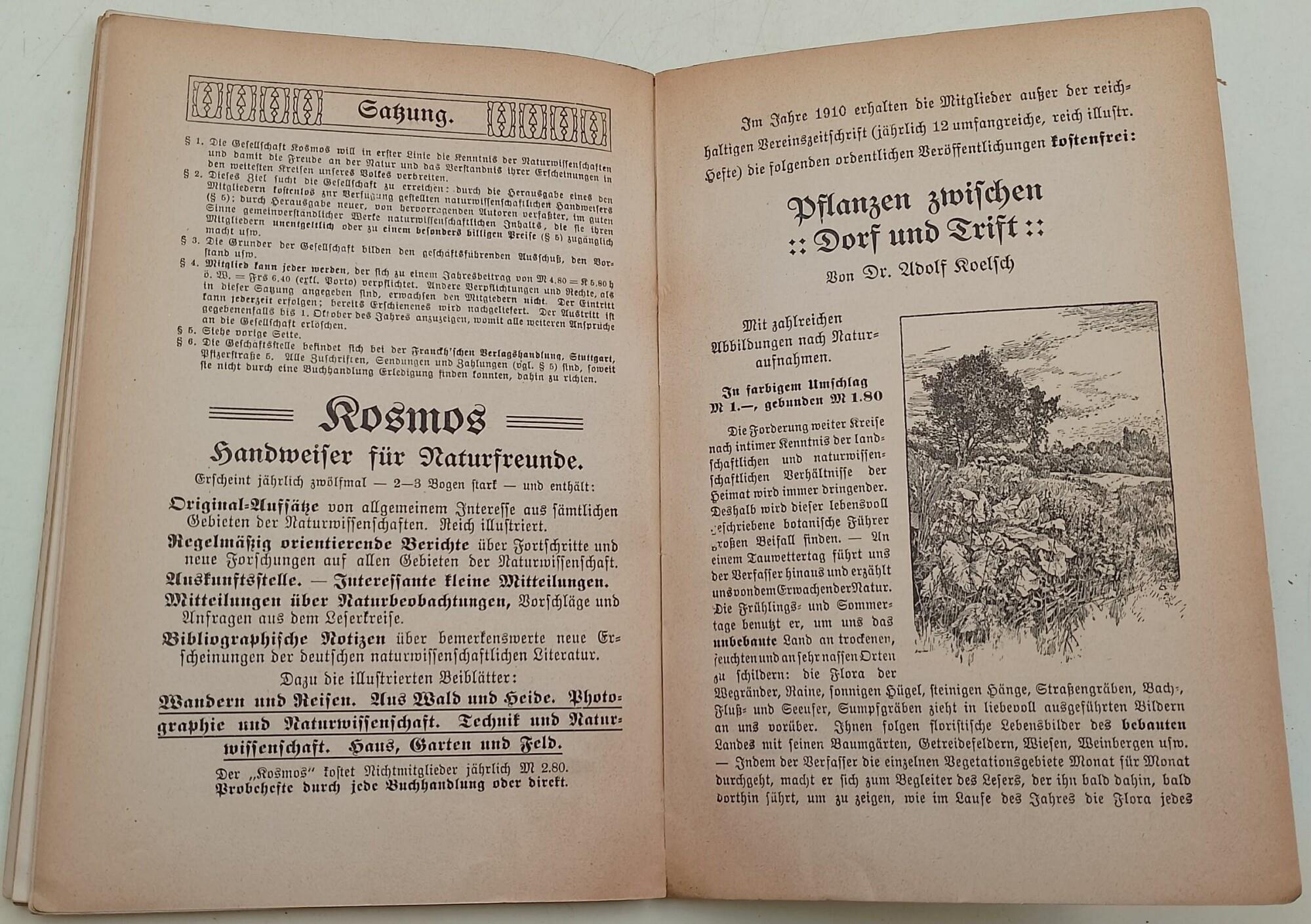 Sternbuchlein fur 1910