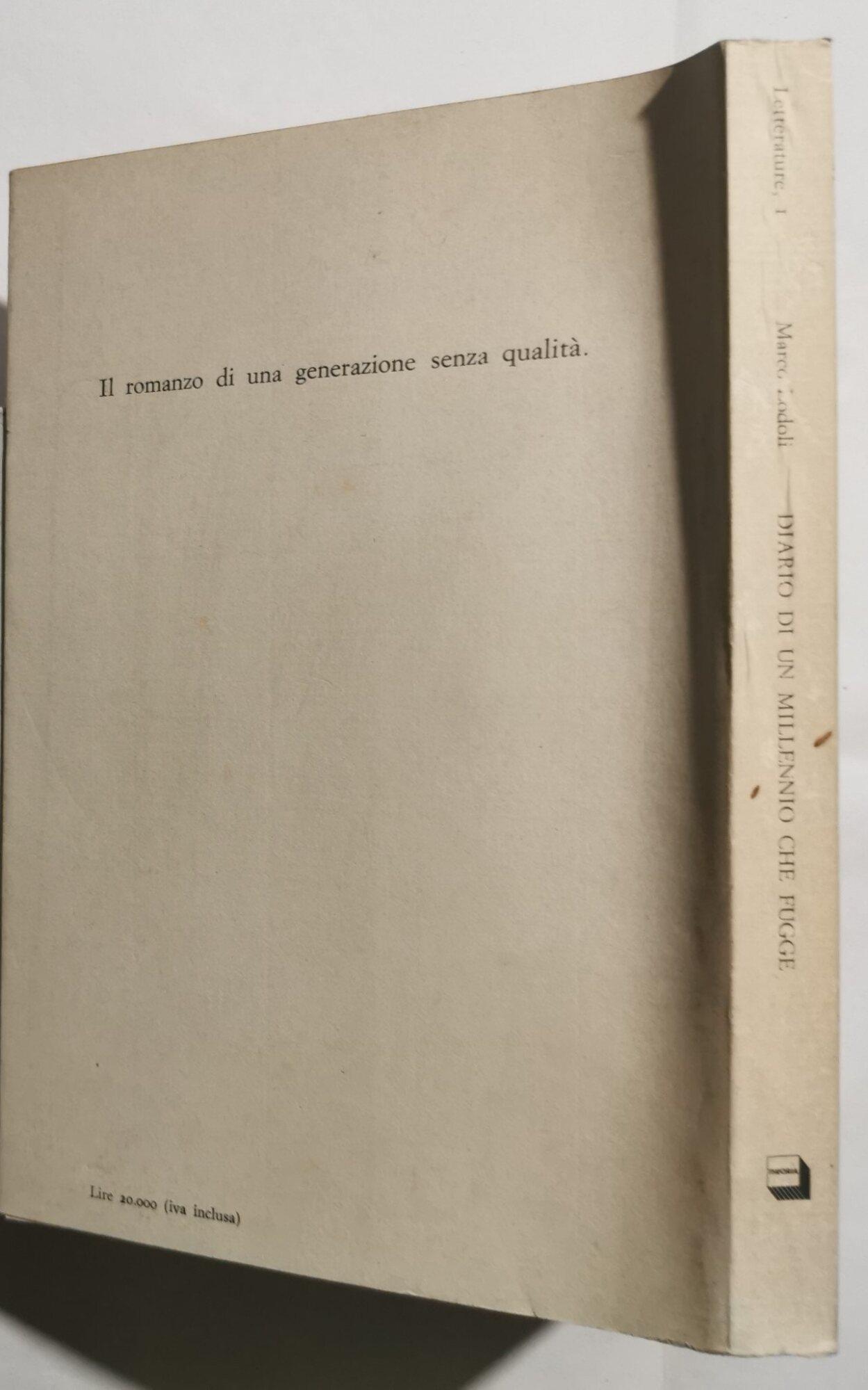 Diario di un millennio che fugge