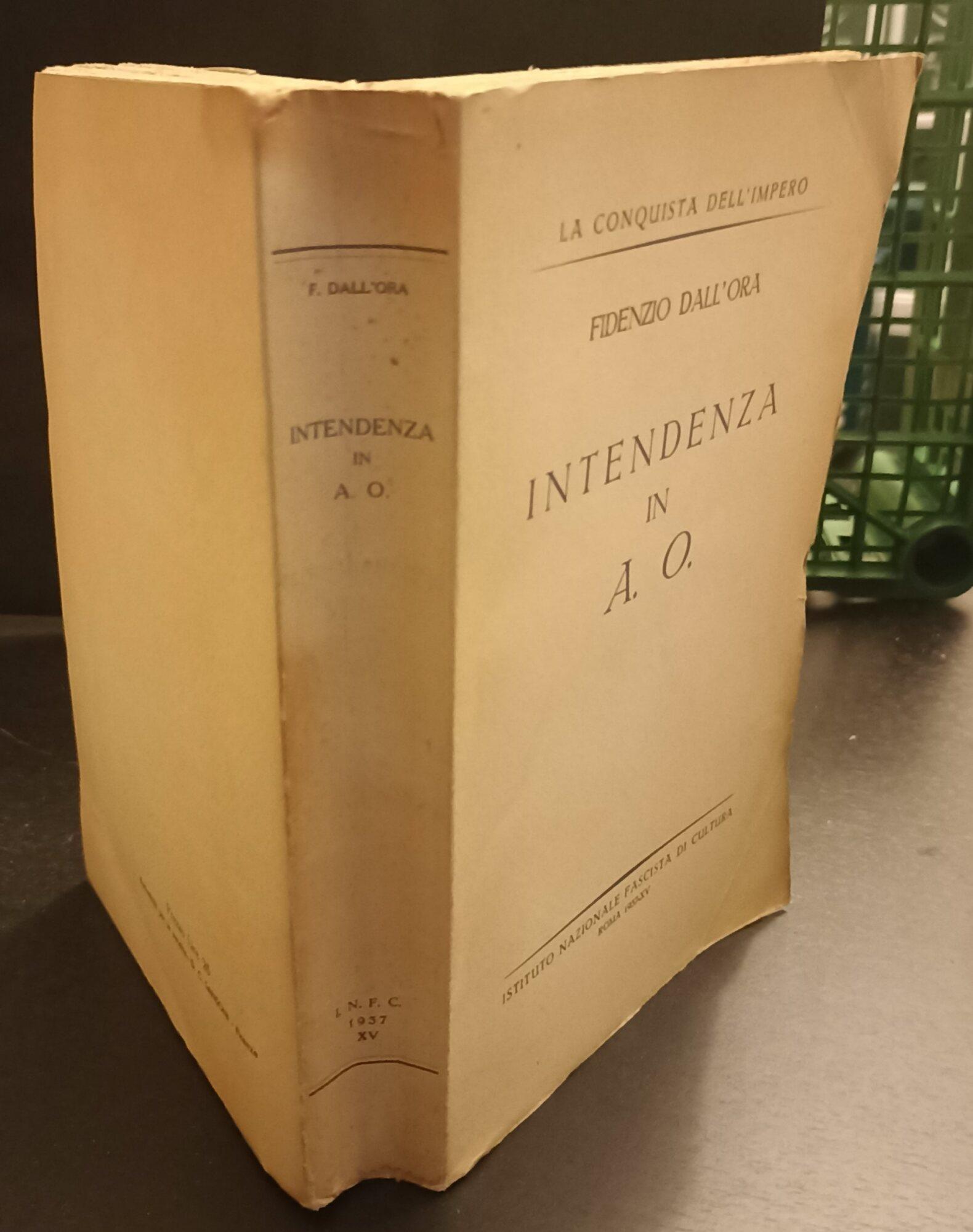 Intendenza in A. O