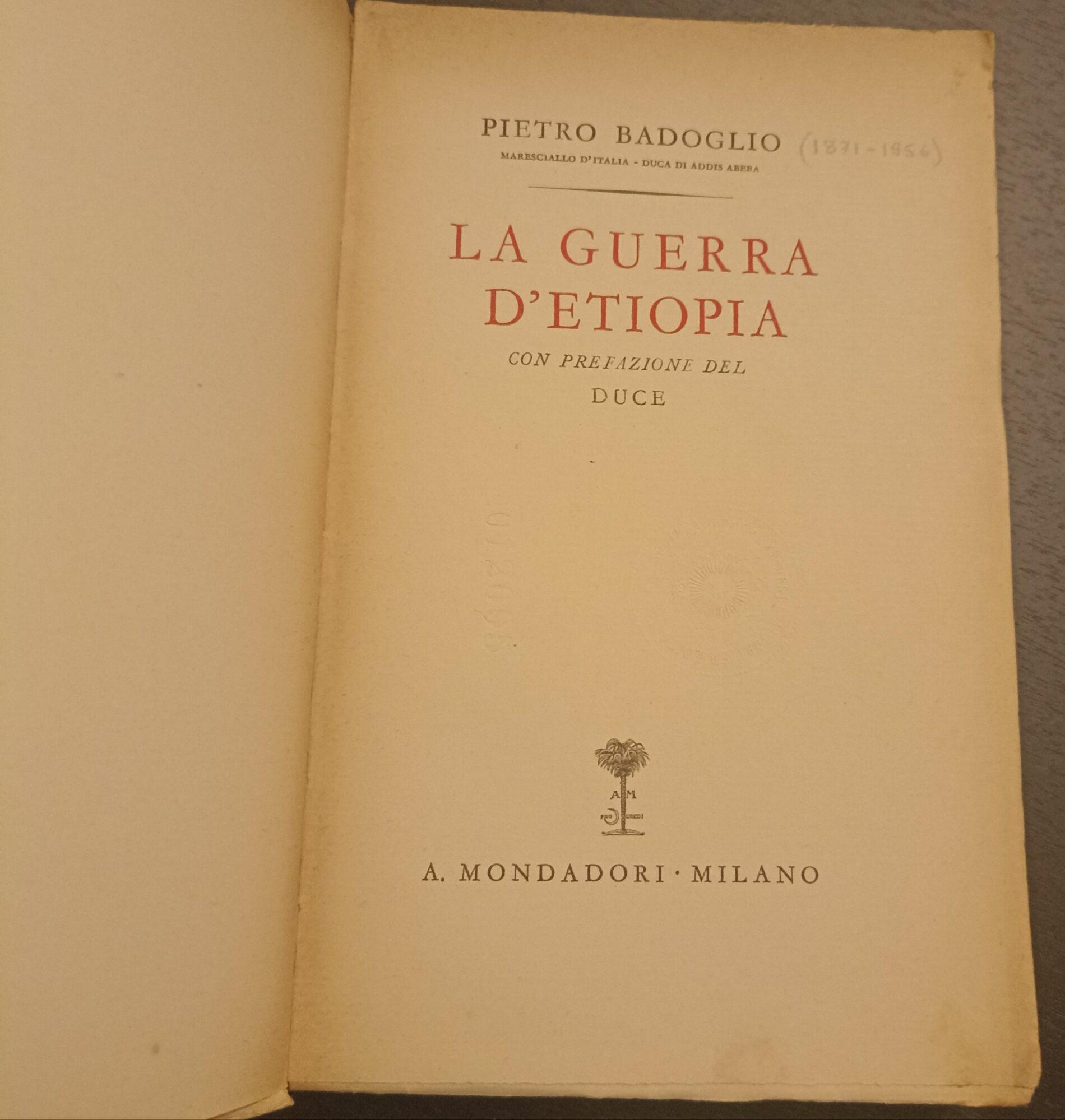 La guerra d'Etiopia