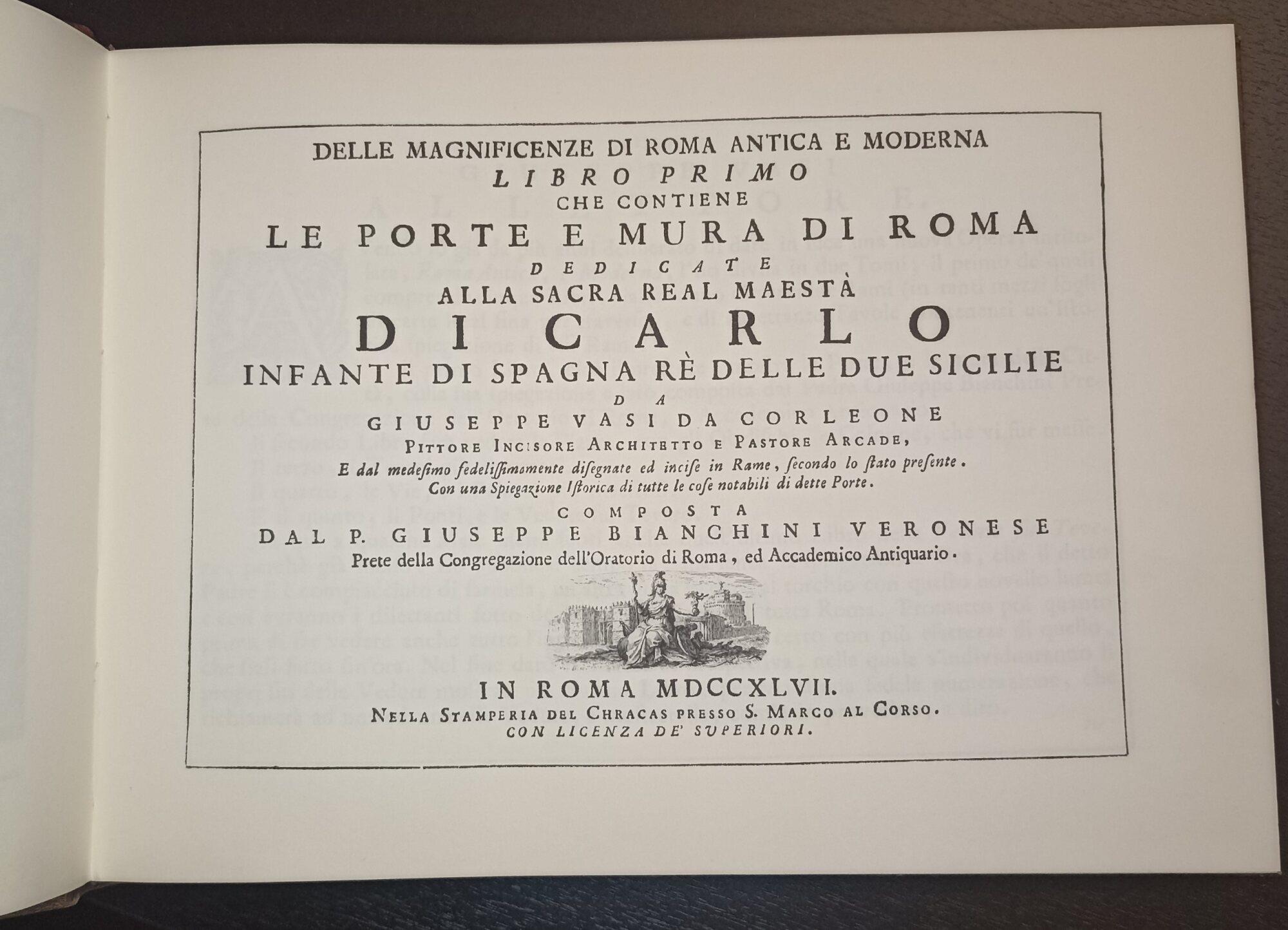 Delle magnificenze di Roma antica e moderna vol. I, libro primo e secondo