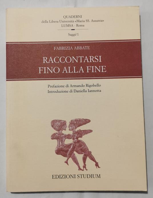 Raccontarsi fino alla fine - copertina