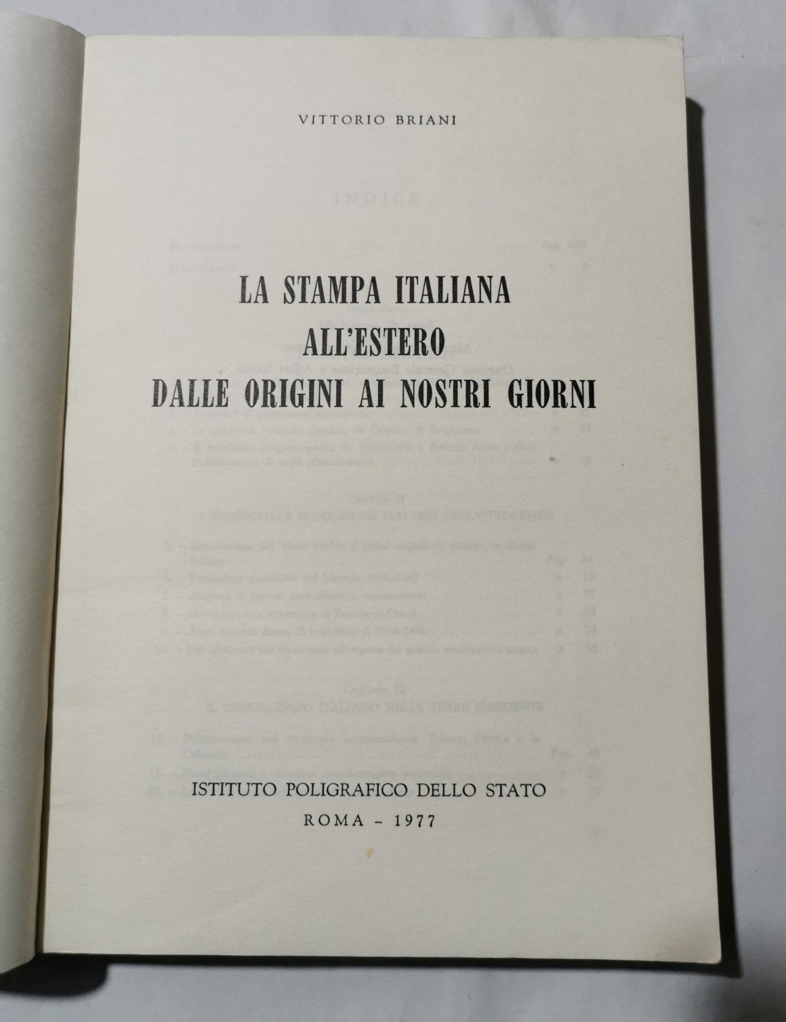 La stampa italiana all'estero dalle origini ai giorni nostri
