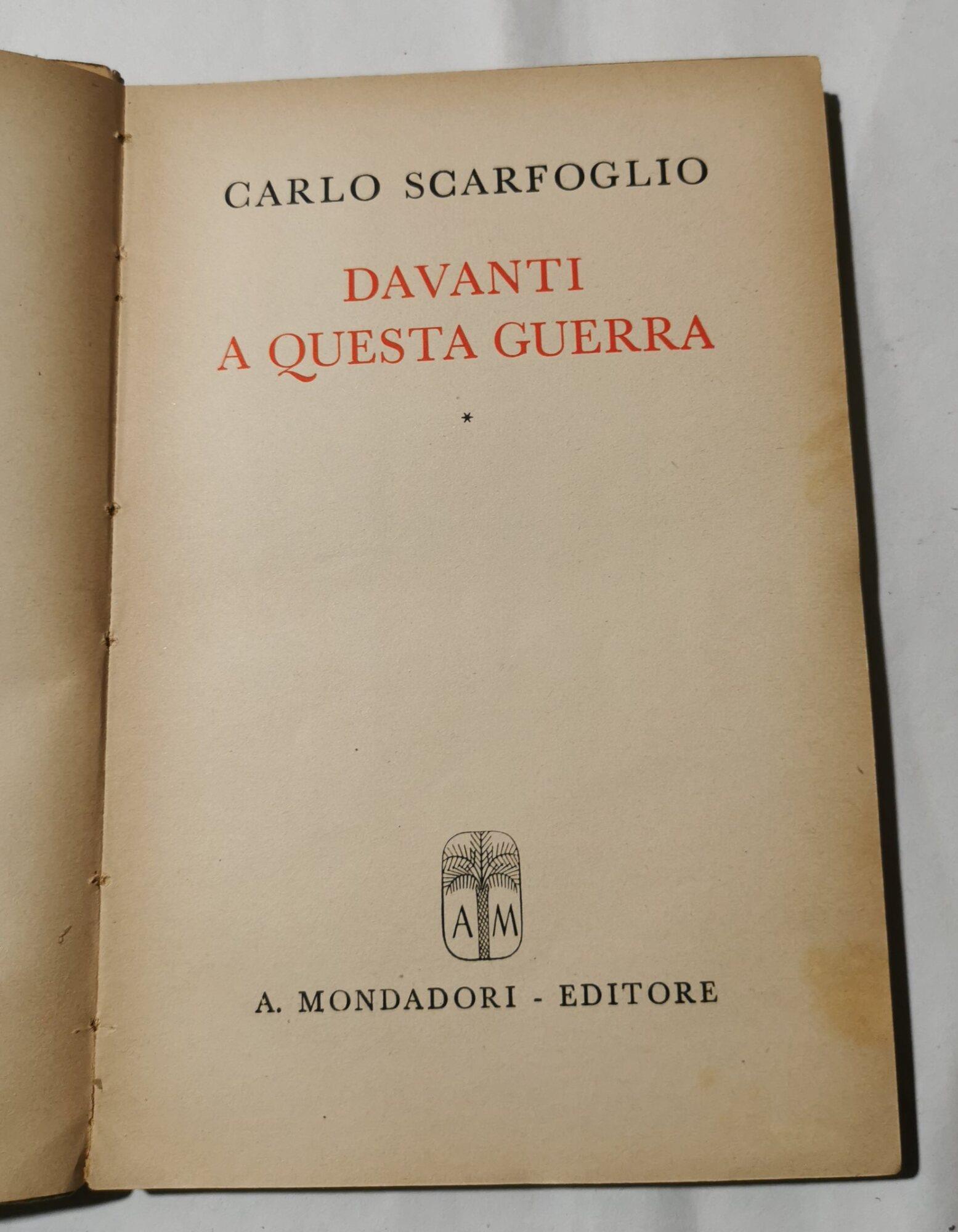 Davanti a questa guerra
