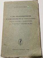 Il De Praescriptione Haereticorum di Tertulliano nella polemica giansenista di Pietro Tamburini