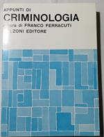 Appunti di criminologia