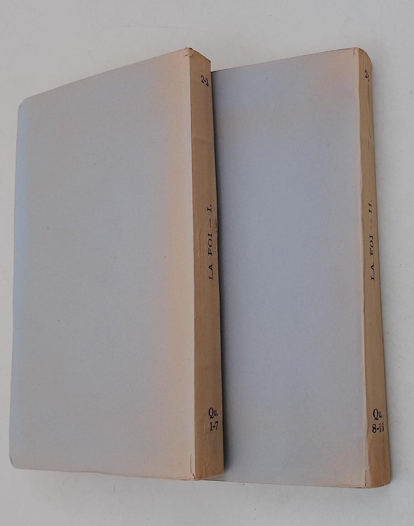 Somme Theologique- La foi- 2 voll