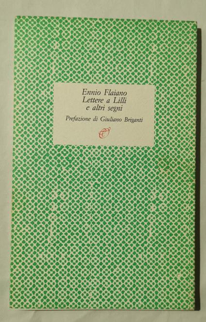Lettere a Lilli e altri segni - Ennio Flaiano - copertina