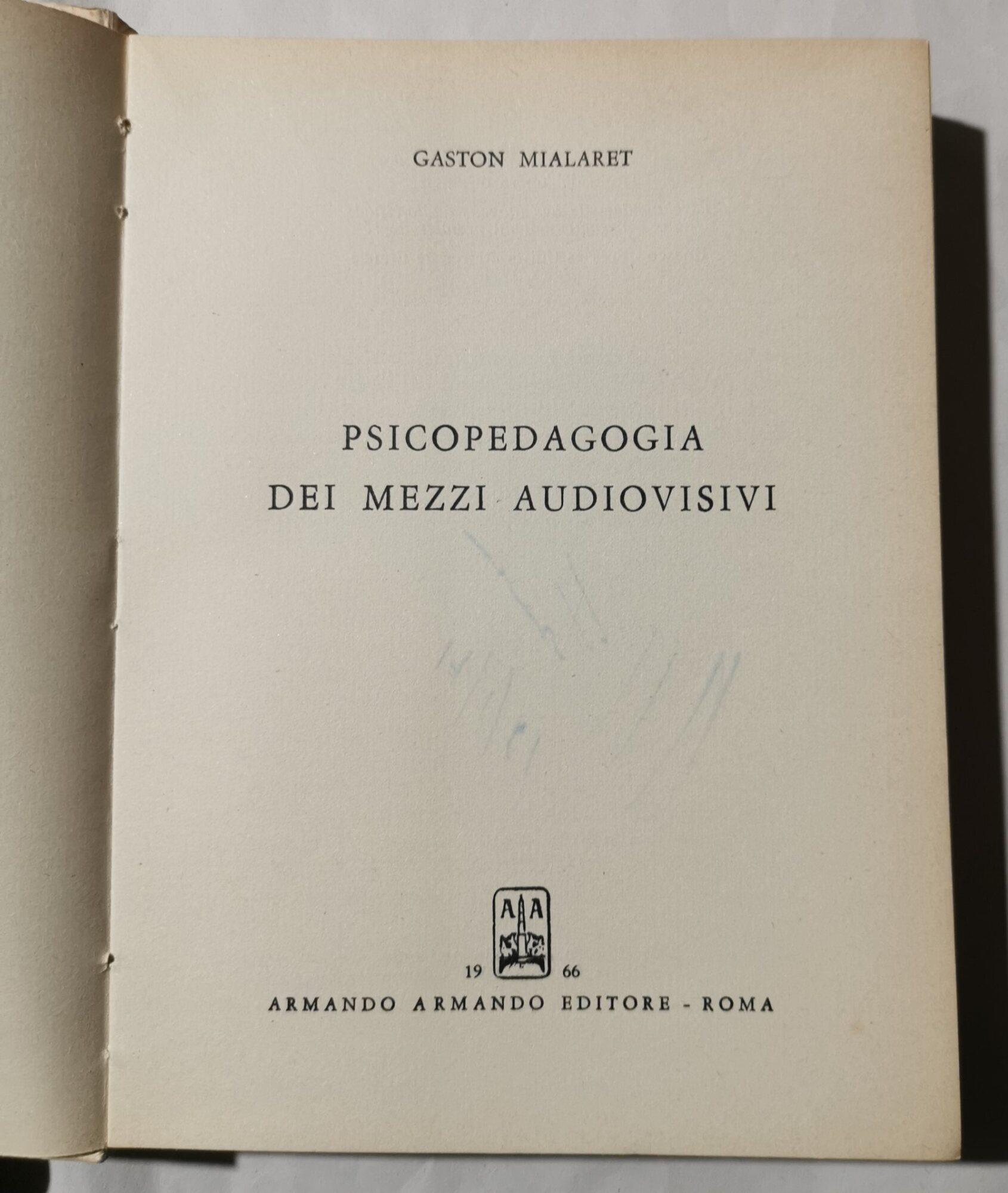 Psicopedagogia dei mezzi audiovisivi