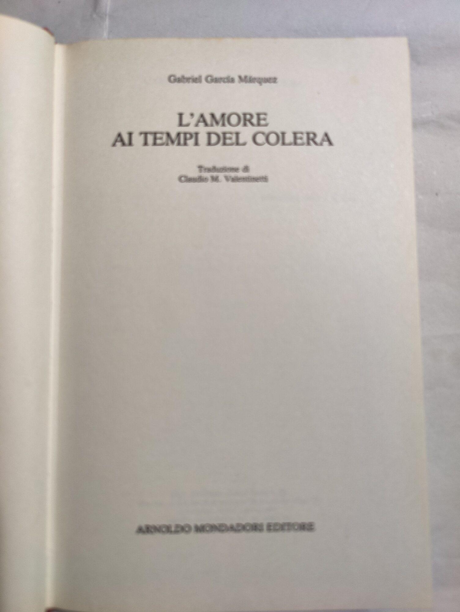 L' amore ai tempi del colera