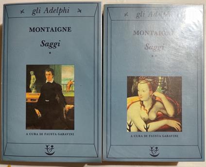 Saggi - 2 Voll - Michel de Montaigne - copertina