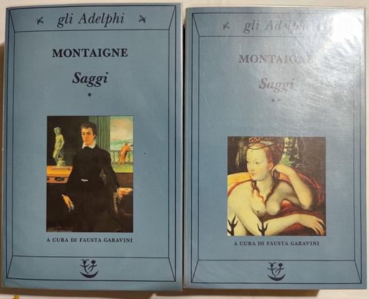 Saggi - 2 Voll - Michel de Montaigne - copertina
