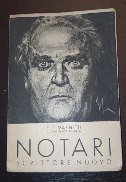 Notari scrittore nuovo - F. T. Marinetti - copertina