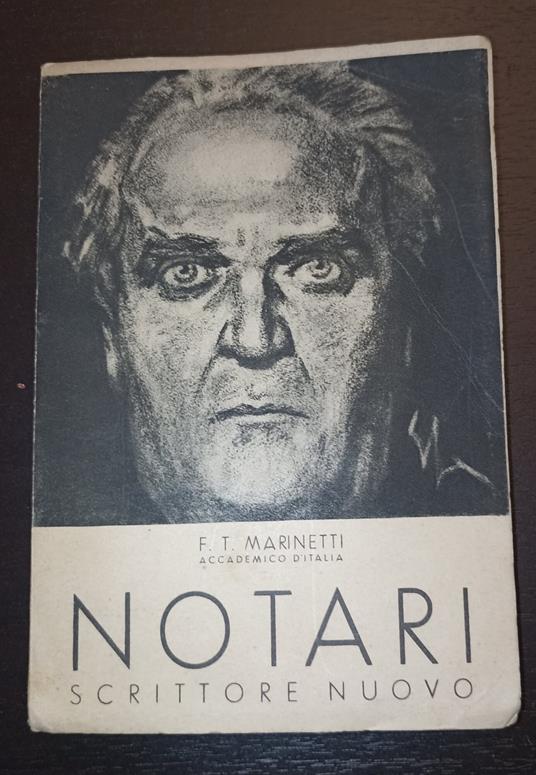 Notari scrittore nuovo - F. T. Marinetti - copertina