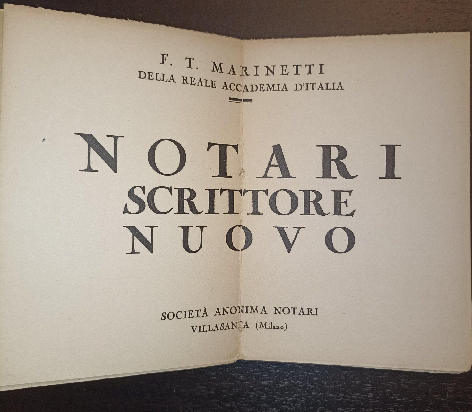 Notari scrittore nuovo
