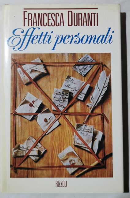 Effetti personali - Francesca Duranti - copertina