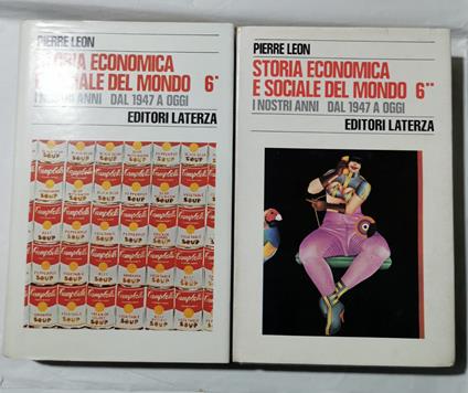 Storia economica e sociale del mondo vol. 6 * / ** - 2 Voll - Pierre Leon - copertina