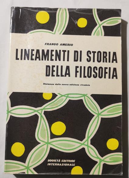 Lineamenti di storia della filosofia - Franco Amerio - copertina