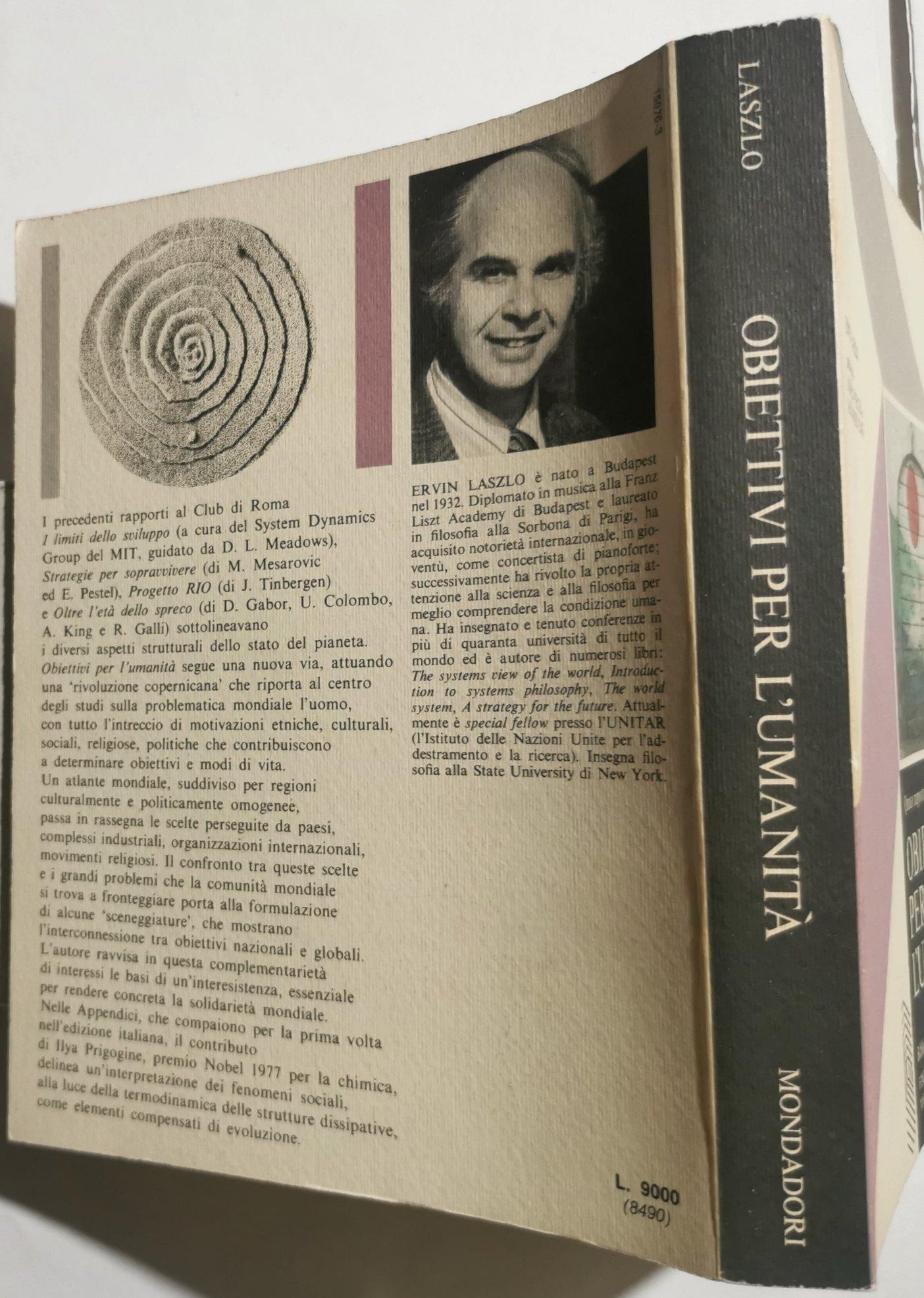 Obiettivi per l'umanità-Quinto rapporto al club di Roma