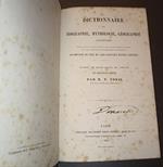 Dictionnaire de biographie, mythologie, géographie anciennes..