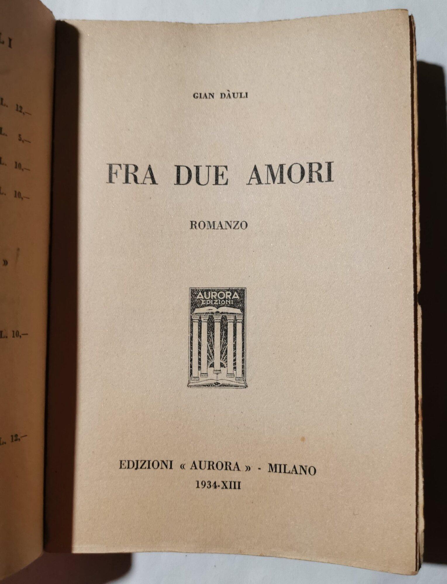Fra due amori