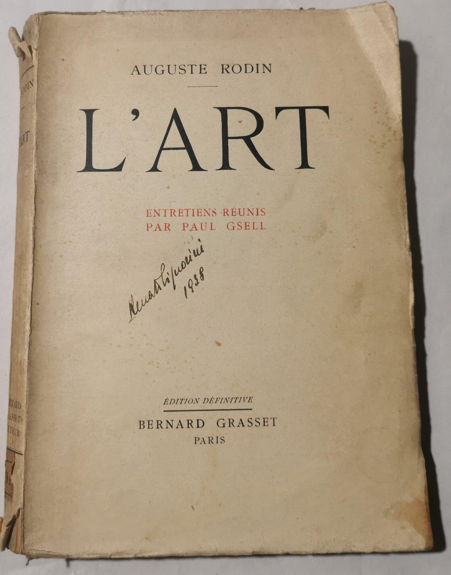 L' Art - Entretiens reunis par Paul Gsell