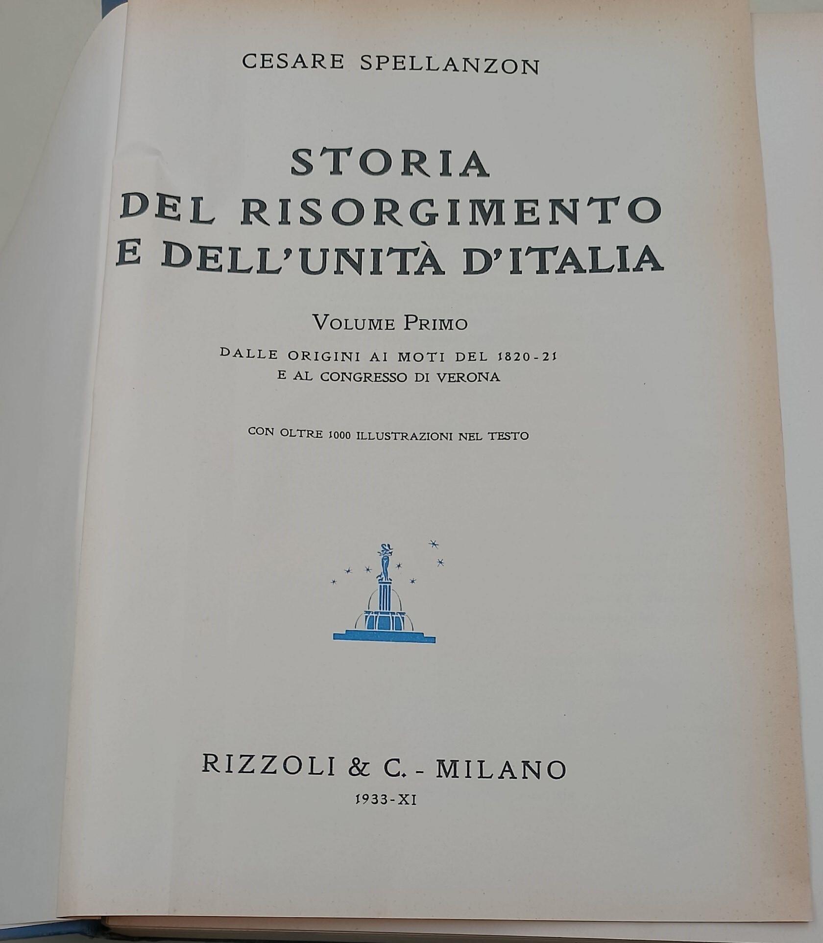 Storia del Risorgimento e dell'Unita' d'Italia- 5 voll