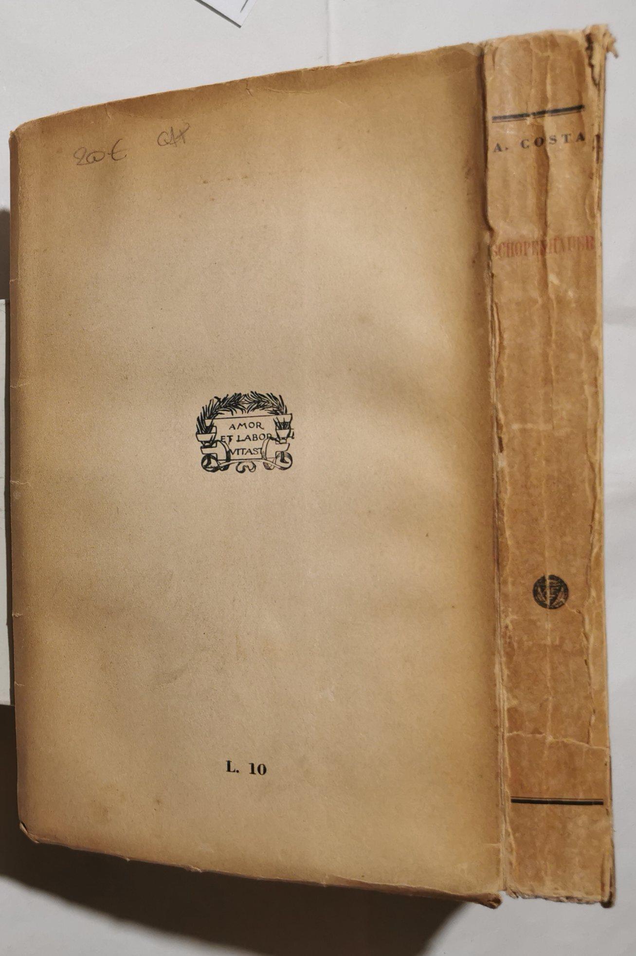 Il pensiero religioso di Arturo Schopenhauer - Esposizione critica
