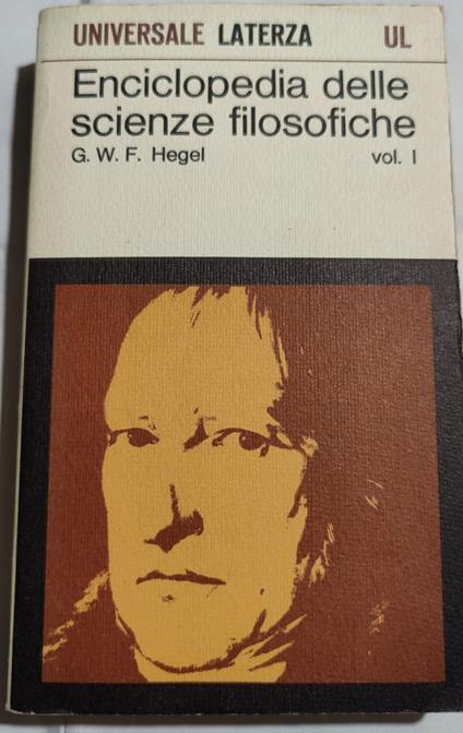Enciclopedia delle scienze filosofiche - Vol I' - copertina