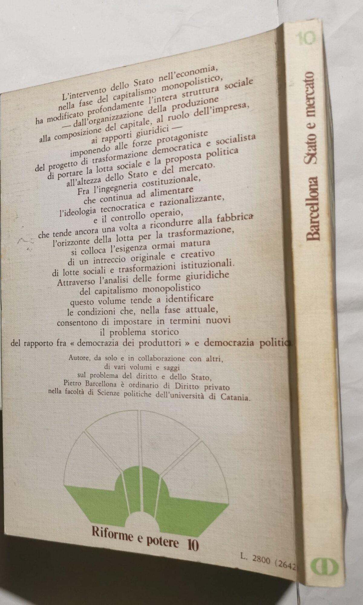 Stato e mercato fra monopolio e democrazia