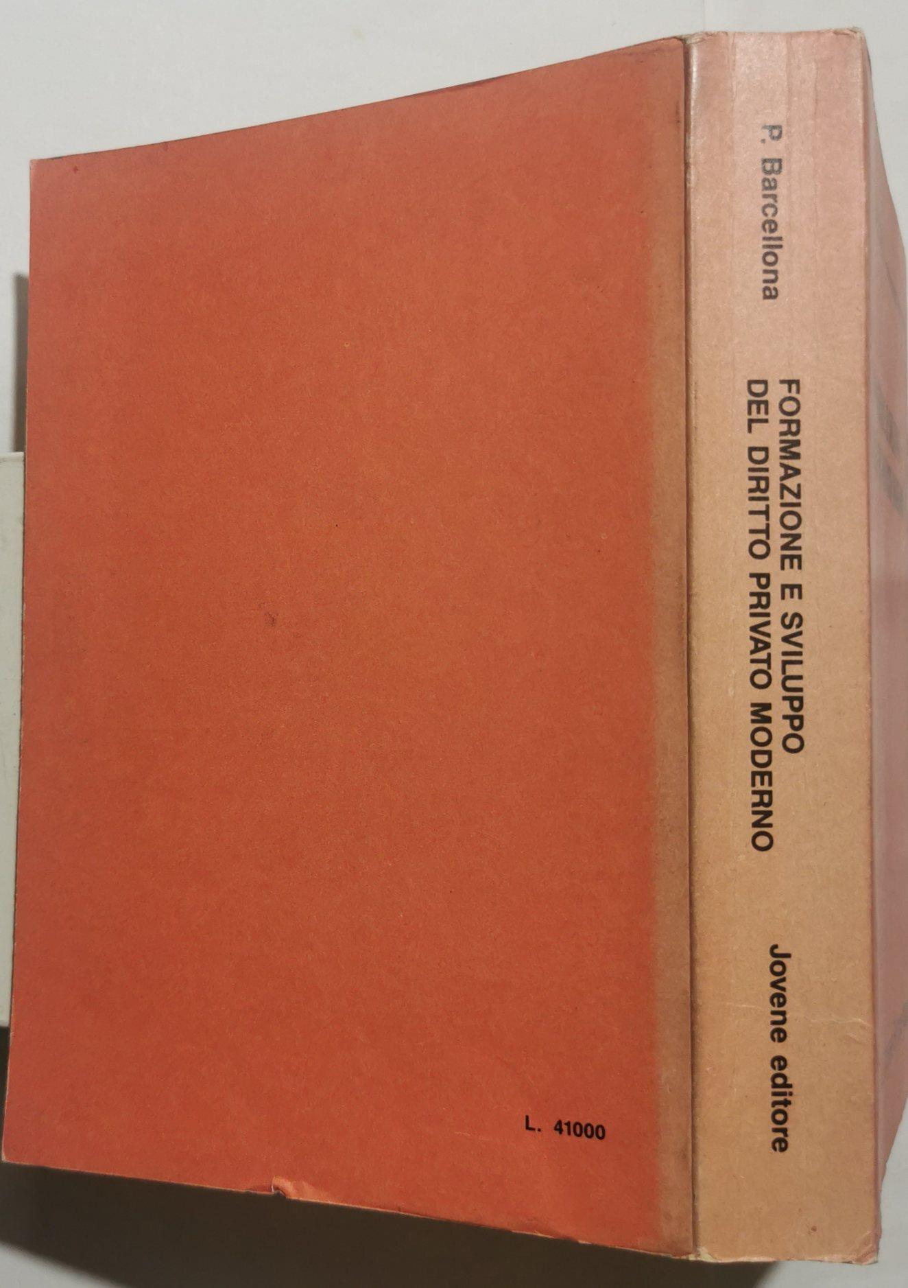 Formazione del Diritto Privato moderno