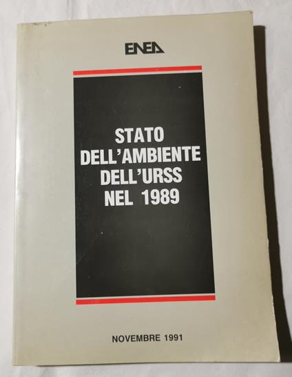 Stato dell'ambiente dell'URSS nel 1989 - copertina
