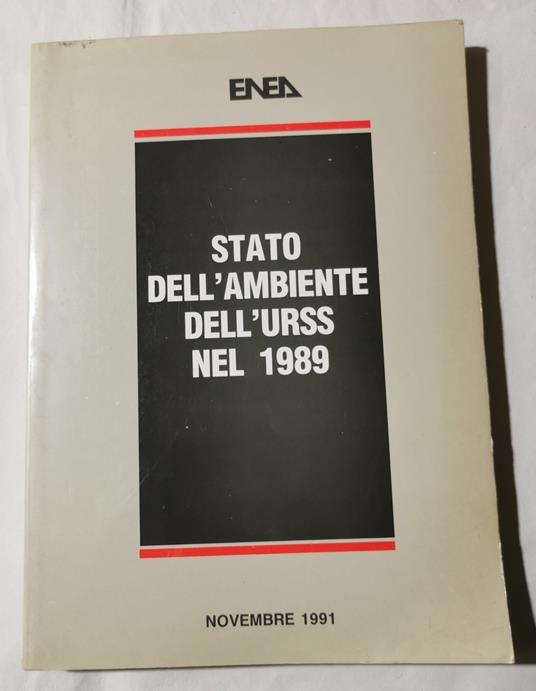 Stato dell'ambiente dell'URSS nel 1989 - copertina